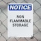 Signmission Non Flammable Storage OSHA Notice Sign, Plastic, 7in W x 10in L, 2PK OS-2PACK-NS-P-710-V-15052 - alternate 3